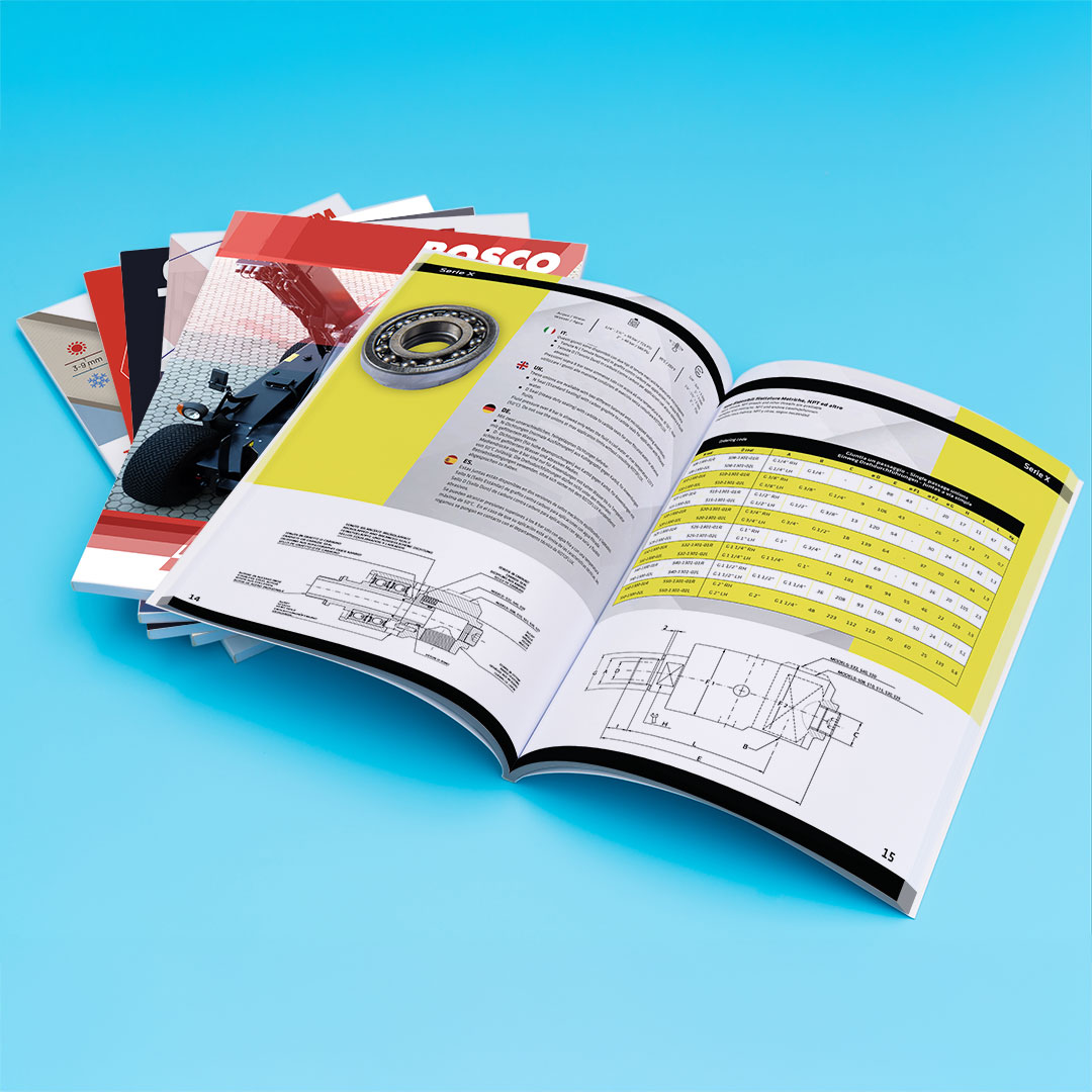 Depliant, Brochure e Cataloghi